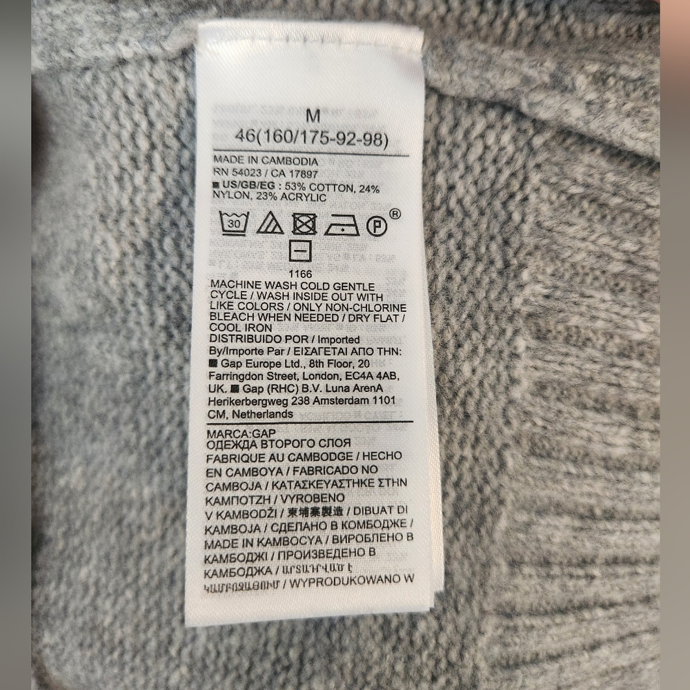 GAP CashSoft Turtleneck Mini Sweater Dress - Picture 7 of 8